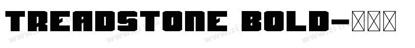 Treadstone Bold字体转换